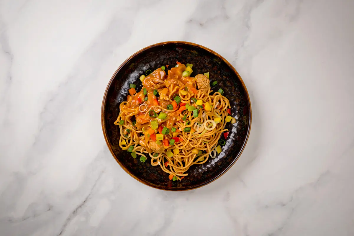 Mie met babi pangang